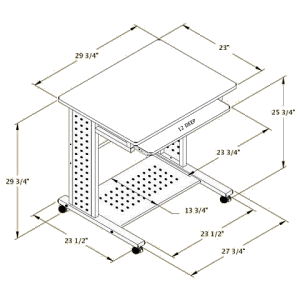 Mayline 945 Demensions