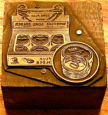 Sure-Flux Core Solder Printers Block